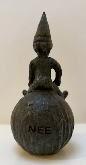 Nicolas Dings - Bronzen sculptuur | 'JA en NEE (regeren de wereld)' | 1998 kopen? Bied vanaf 550!