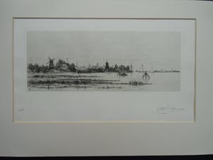 Carel Nicolaas Storm van 's-Gravesande - DORDRECHT-GEZICHT BIJ DE BIESBOSCH kopen? Bied vanaf 40!