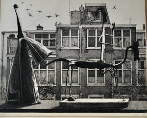 Ad van Dijk - IJzeren bel en ruiter kopen? Bied vanaf 35!