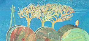 Dirk Breed - Landschap met haspels en boer kopen? Bied vanaf 1075!