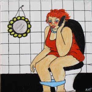 Anke Peddemors - kunst voor in het kleinste kamertje Marije kopen? Bied vanaf 17!