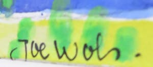 Joe Wols - Acryl op papier, Op de wereld kopen? Bied vanaf 1!