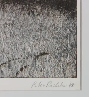 Peter Redeker - Ets, Landschaft - Ingelijst kopen? Bied vanaf 80!