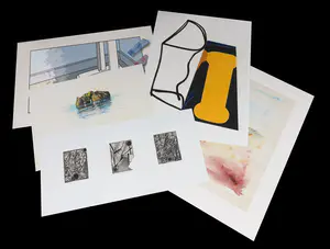 Bob Lens - en andere! - Lot van 10 werken op papier kopen? Bied vanaf 1!