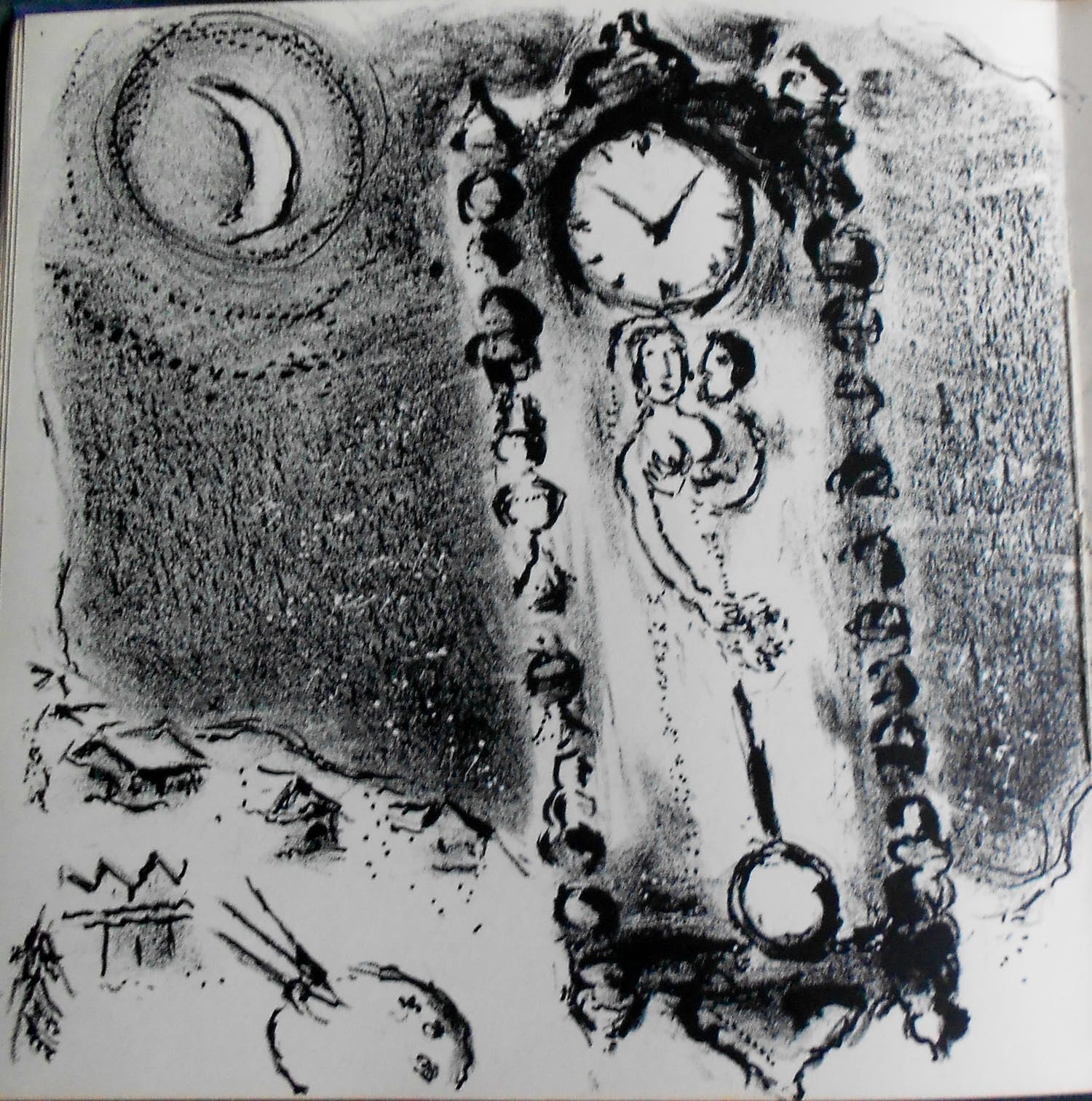 Marc Chagall - Kwadraatblad met originele litho van Chagall kopen? Bied vanaf 40!
