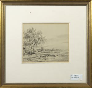Arnoldus Johannes Eymer - Aquarel, Landschap - Ingelijst kopen? Bied vanaf 1!