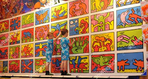 Keith Haring - mega puzzel (32.000 stukjes !!) kopen? Bied vanaf 900!