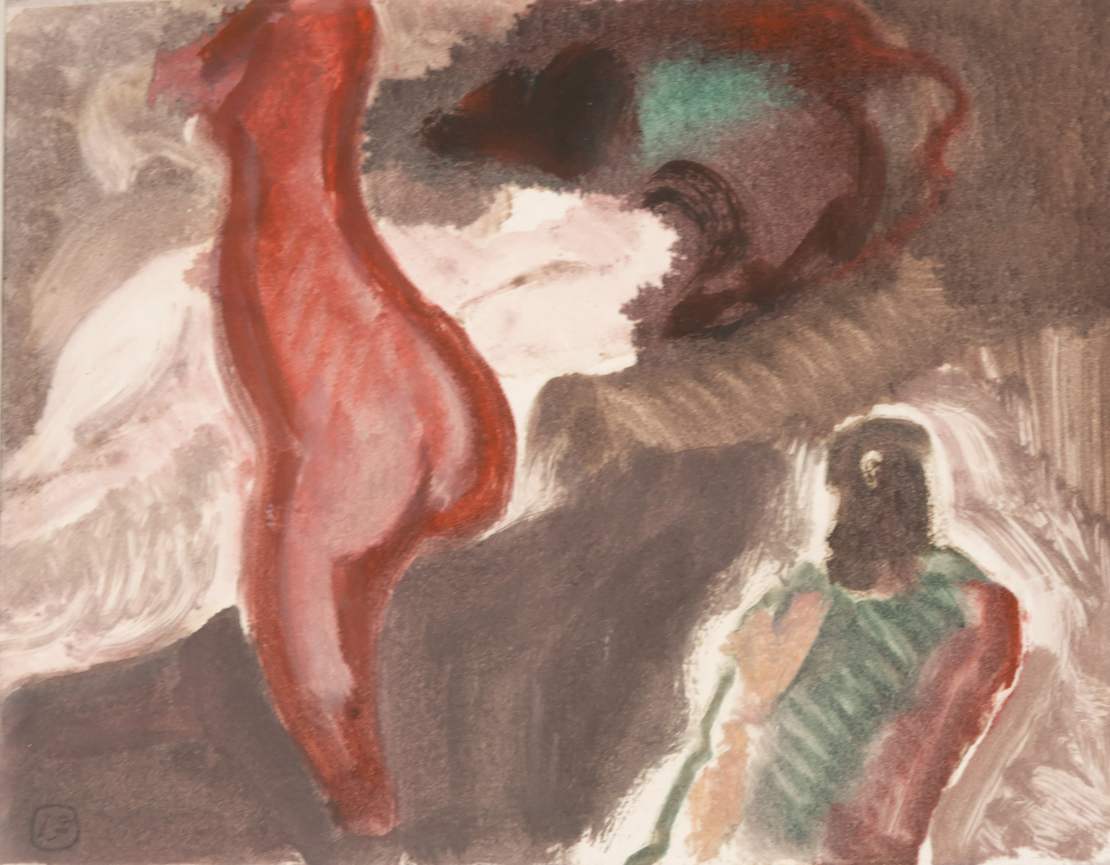 Luis Filcer - Gouache, Z.T. verkocht voor € 35!