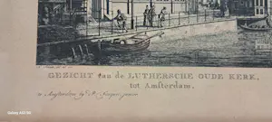 Pieter Fouquet - Gezicht van de Luthersche Oude Kerk, tot Amsterdam kaufen? Bieten Sie von 45!