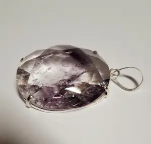 Nieuw natuurlijke Amethist Super Seven, met bubbeltjes kopen? Bied vanaf 150!