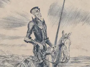 Kuno Brinks - Don Quichot met Sancho Panza kopen? Bied vanaf 150!