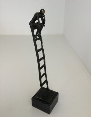 Corry Ammerlaan - Sculptuur “ De denkende mens “ kopen? Bied vanaf 50!