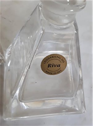 Curiosa - Rona design kristallen karaf/wijnschenker, Riva karafjes en "ruitjes" kandelaars kopen? Bied vanaf 1!