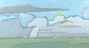Paul Overhaus - Olieverf op board, Landschap - Ingelijst kopen? Bied vanaf 70!