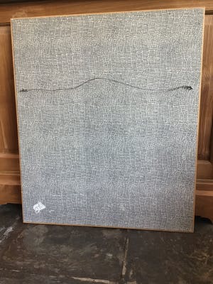 Niet of onleesbaar gesigneerd - Binnenplaats met bloemen. kopen? Bied vanaf 1!