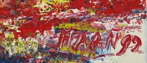 Pieter Haan - Acryl op doek, Abstracte compositie kopen? Bied vanaf 1!