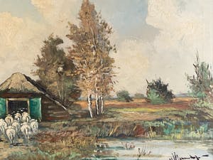 Jan van Vlaardingen - Schaapskooi op Gooise heide kopen? Bied vanaf 80!