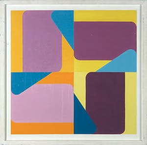 Theo Stiphout - Acryl op board, Zonder titel - Ingelijst kopen? Bied vanaf 1!