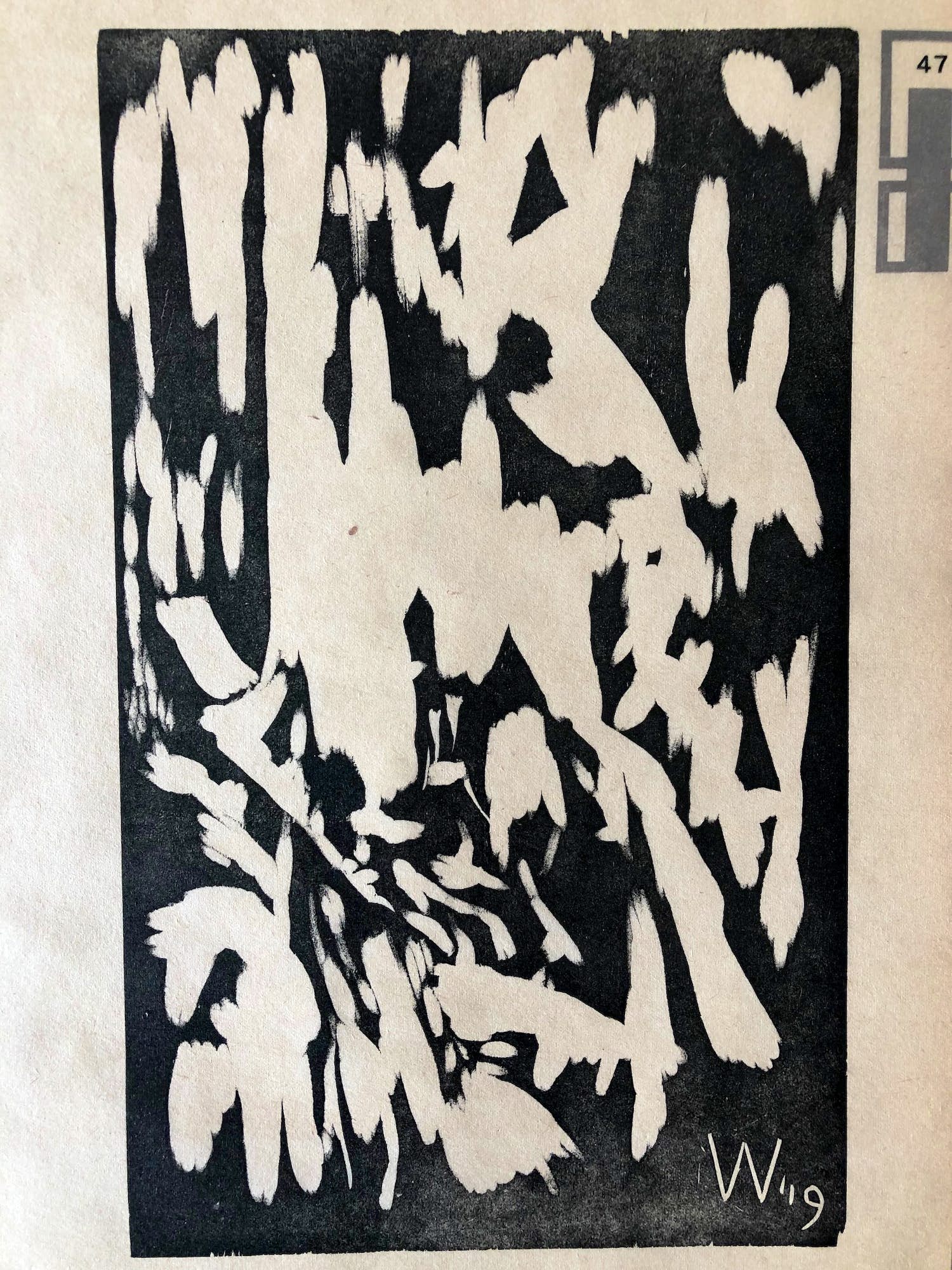 Erich Wichmann - Houtsnede uit Wendingen ( 2 stuks ) kopen? Bied vanaf 50!