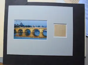 Christo - " Pont Neuf wrapped " 1983 - XXL inc. original stofmonster - handgesigneerd kopen? Bied vanaf 149!