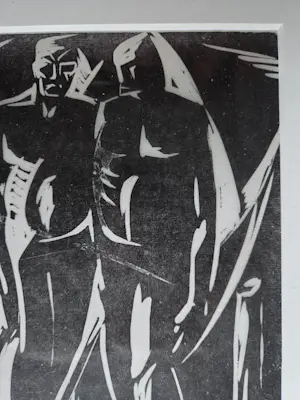 Hildo Krop - Twee arbeiders. kopen? Bied vanaf 59!