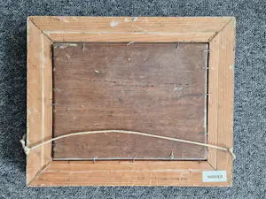 Niet of onleesbaar gesigneerd - omstreeks 1920 - olieverf "oud Voorschoten" in antieke handgesneden lijst kopen? Bied vanaf 1!