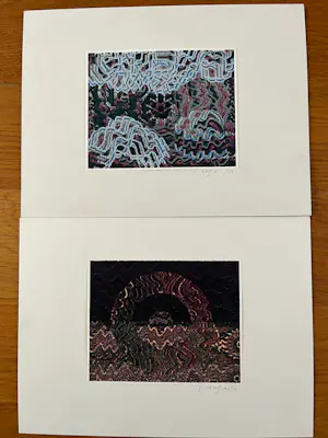 Shinkichi Tajiri - Twee unieke computerprints kopen? Bied vanaf 200!