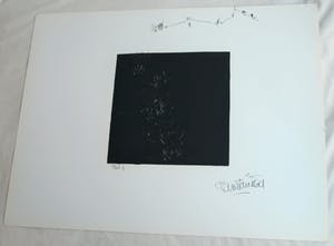 René Klinkers - Drukinkt / acrylverf , Zwart vierkant , “René II” - gesigneerd kopen? Bied vanaf 25!