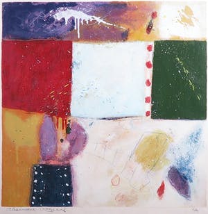 Alexander Vogels - Zeefdruk, Zonder titel - Ingelijst kopen? Bied vanaf 35!