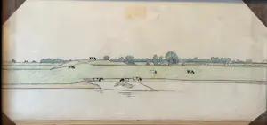 Hendrik Valk - Koeien in rivierlandschap kopen? Bied vanaf 125!