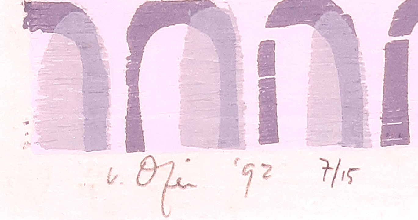 Vincent van Ojen - Houtsnede, Z.T. Vensterbank - Ingelijst kopen? Bied vanaf 20!