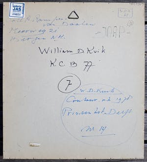 Dirkje Kuik - Fantasiefiguur met hartvormige ballon, tekening (ingelijst) kopen? Bied vanaf 195!