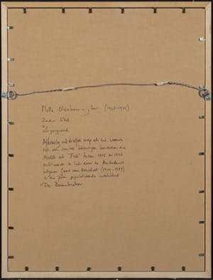 Melle Oldeboerrigter - Pentekening, Z.T. Naakt - Ingelijst kopen? Bied vanaf 100!