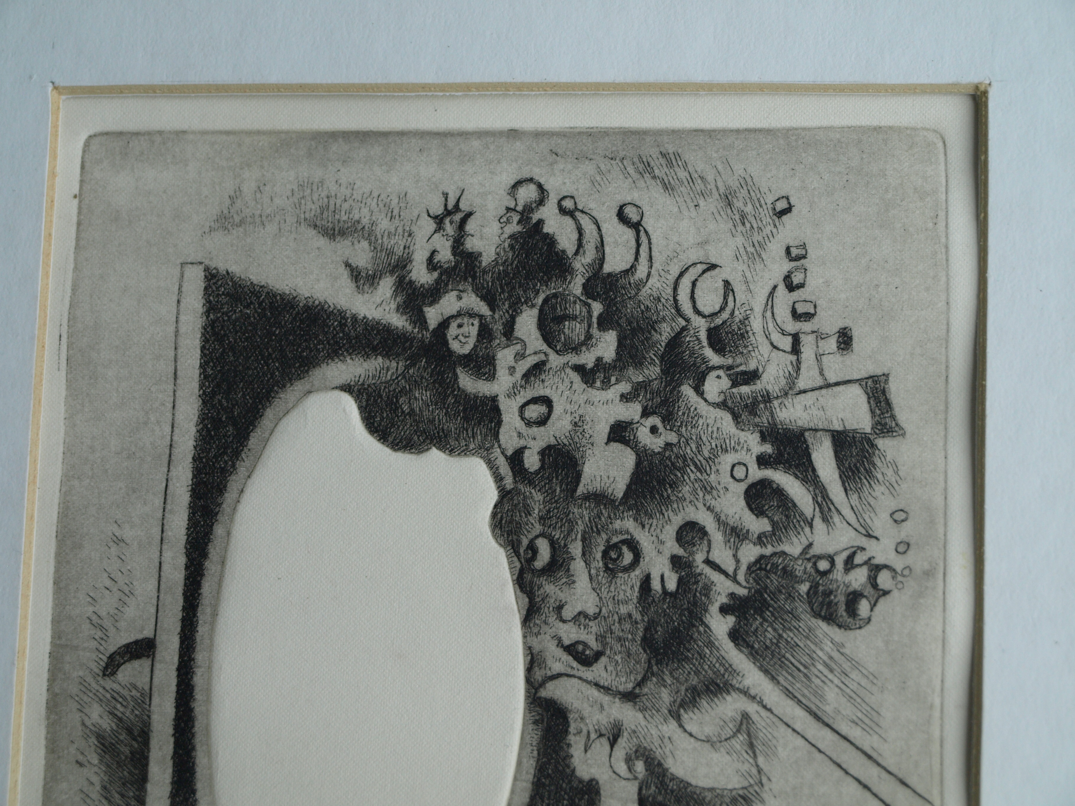 Niet of onleesbaar gesigneerd - Ets, Voor de Spiegel – gesigneerd - 1970 kopen? Bied vanaf 1!