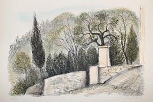 Chris de Moor - Vier handgesigneerde lithografieën: Landschappen I, II, III, IV kopen? Bied vanaf 45!