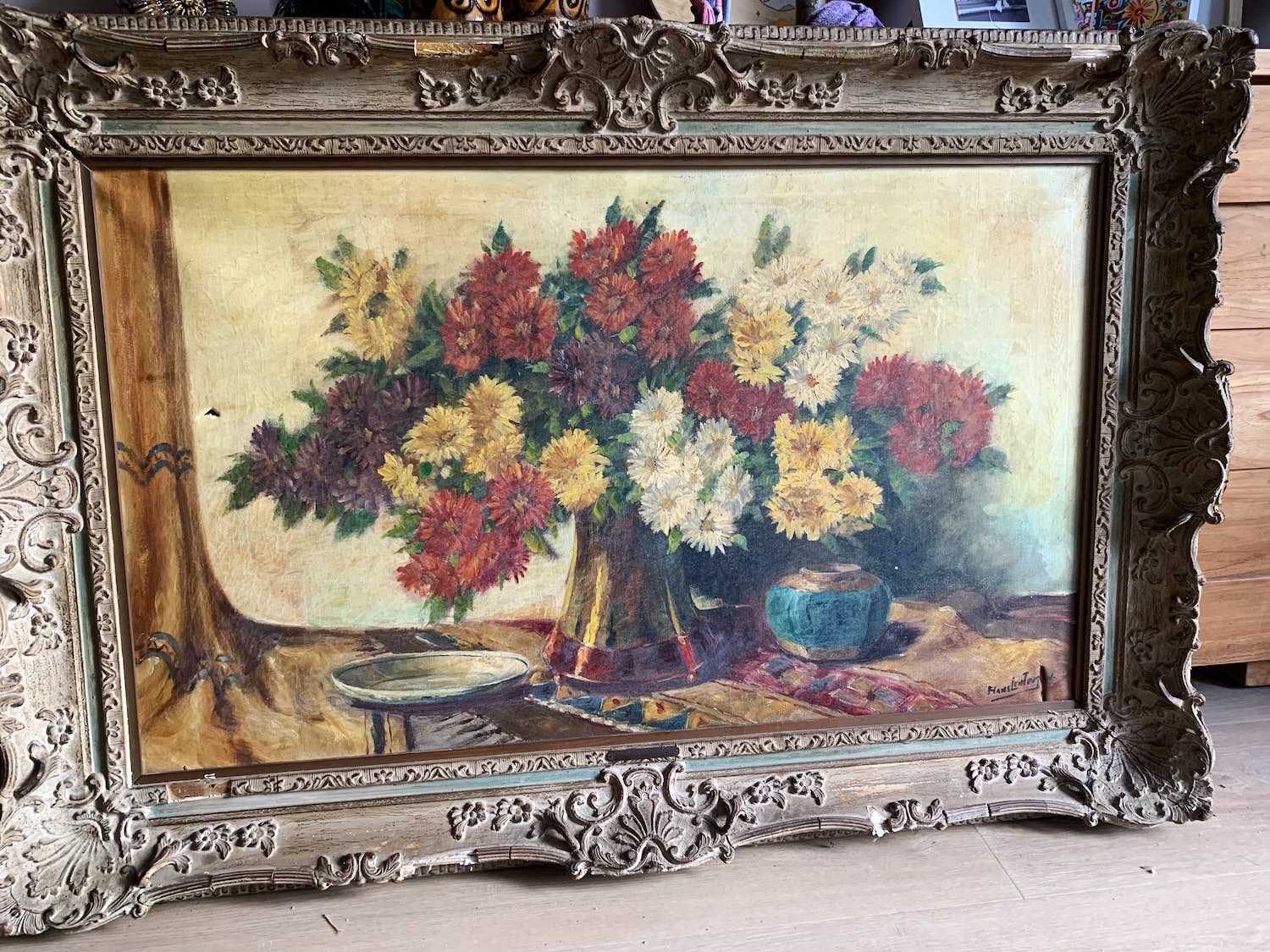 Hans Lenteman - Bloemstilleven kopen? Bied vanaf 25!