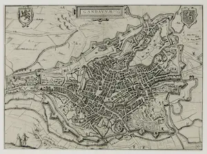 Ludovico Guicciardini - Kopergravure, Gandavum (Gent) kopen? Bied vanaf 35!