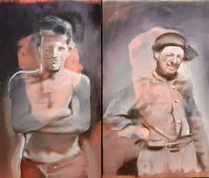 Erwin van Krey - Man standing verkocht voor € 150!