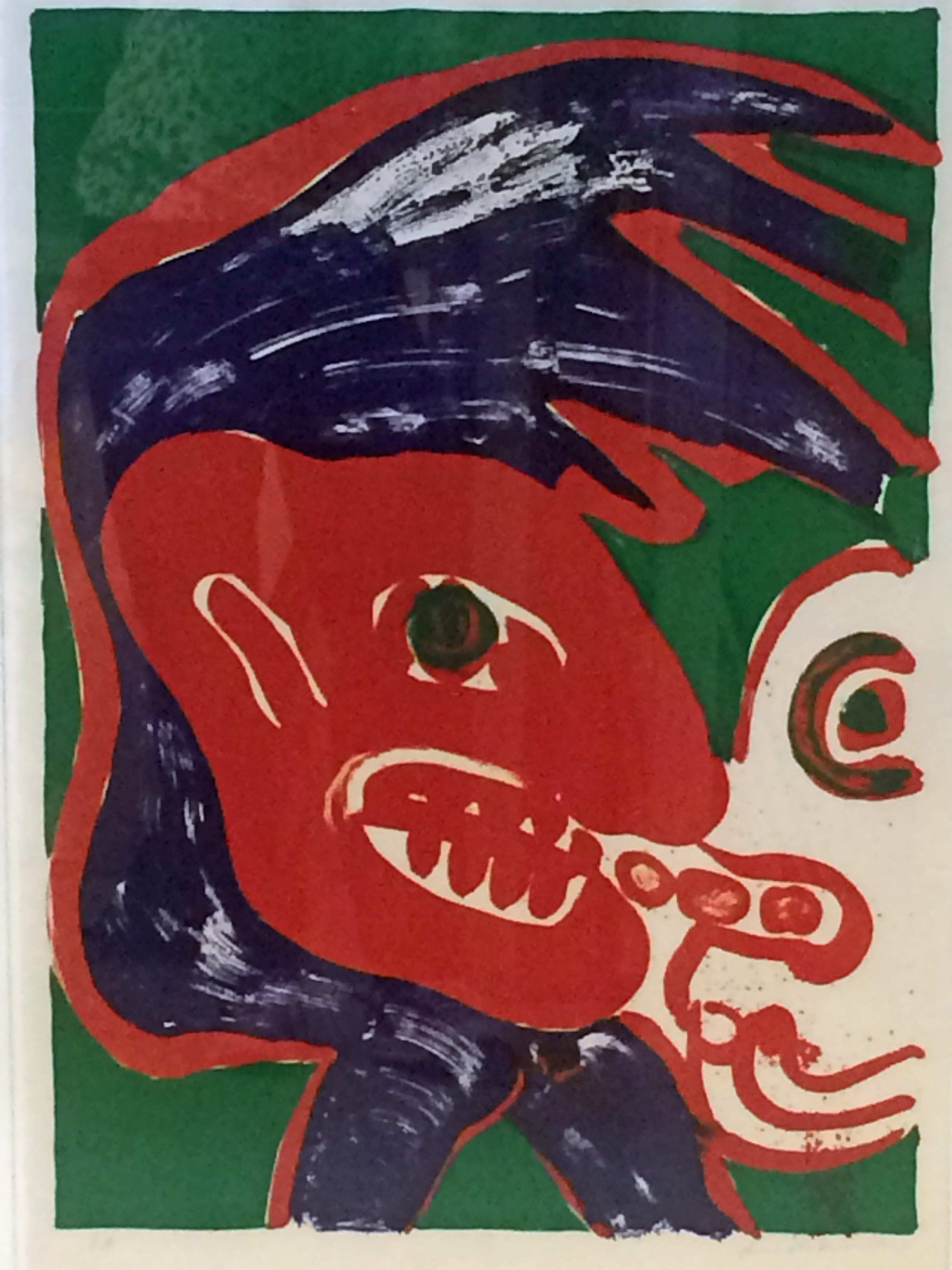 Bengt Lindstrom - zonder titel (Cobra) verkocht voor € 295!