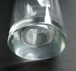 Cenedese - Gino Cenedese voor Sommerso - dikwandige kristal cylinder vaas - gesigneerd kopen? Bied vanaf 1!