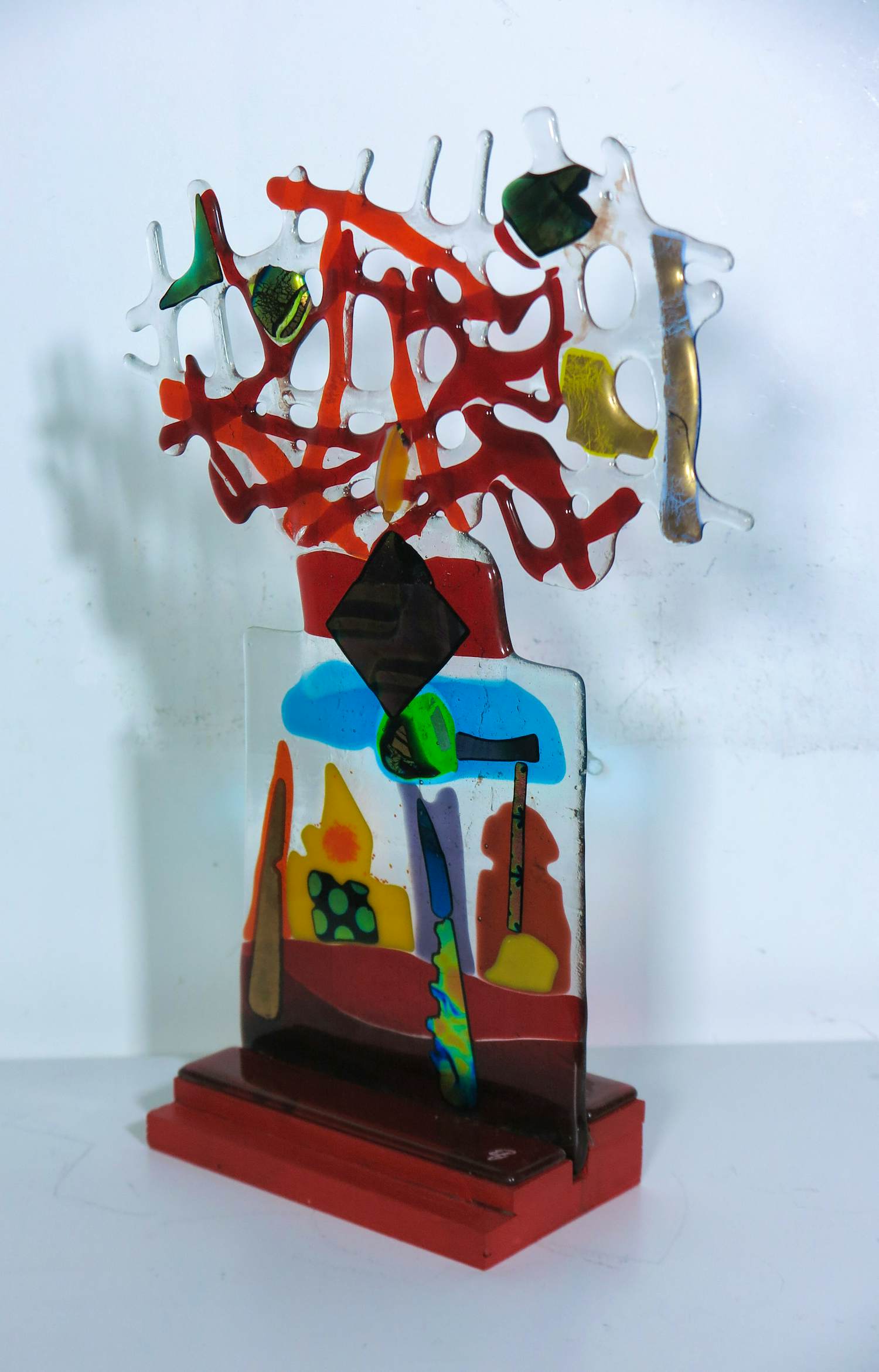 Bert Grotjohann - Glasfusion, Nr.8 verkocht voor € 225!