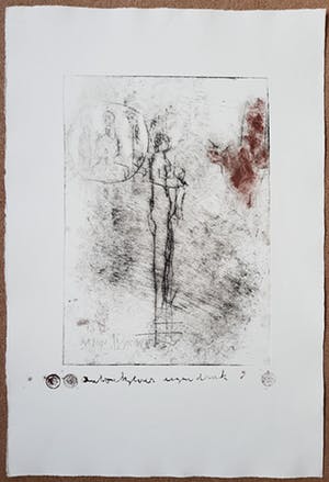 Anton Heyboer - Vrouw en kind, ets kopen? Bied vanaf 150!