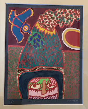 Corneille - Serigraph ondertekend Le Volcan - Exemplaire Hors Commerce kopen? Bied vanaf 450!