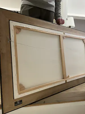 John Horsewell - Panoramisch landschap met geel veld & dreigende lucht kopen? Bied vanaf 500!