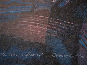 Maria Chakarova - Gelauwerd Bulgaars Grafica - Groot 1993 expressionistisch Litho gesigneerd kopen? Bied vanaf 10!