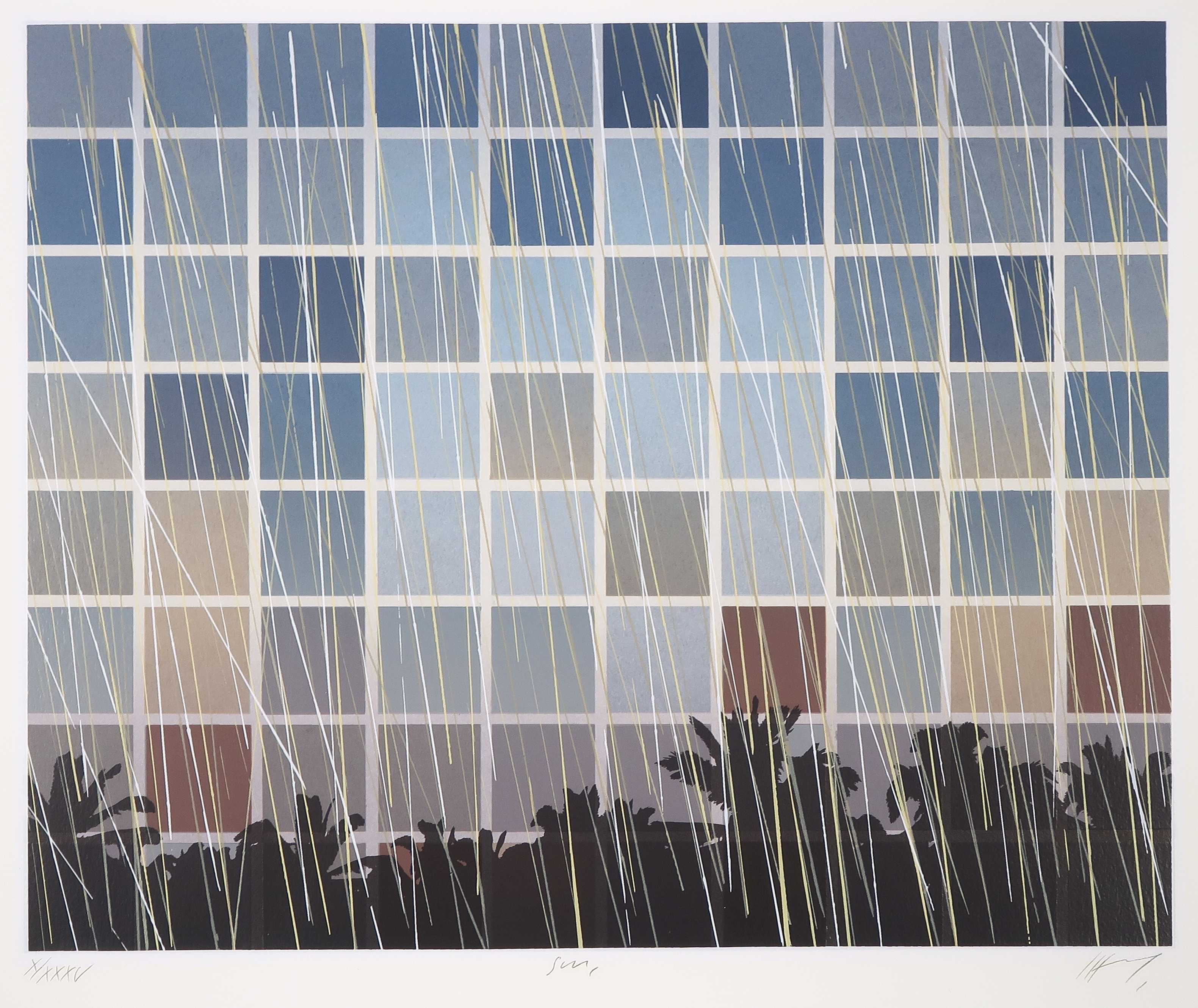 Jan Hendrix - Zeefdruk, Zonder titel verkocht voor € 35!