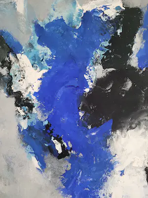 Nico Molenkamp - Masker in blauw kopen? Bied vanaf 1250!