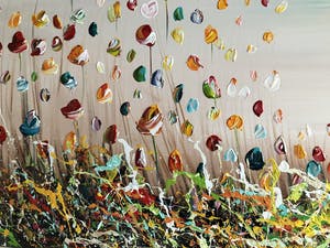 Gena - Abstract Bloemen kopen? Bied vanaf 250!