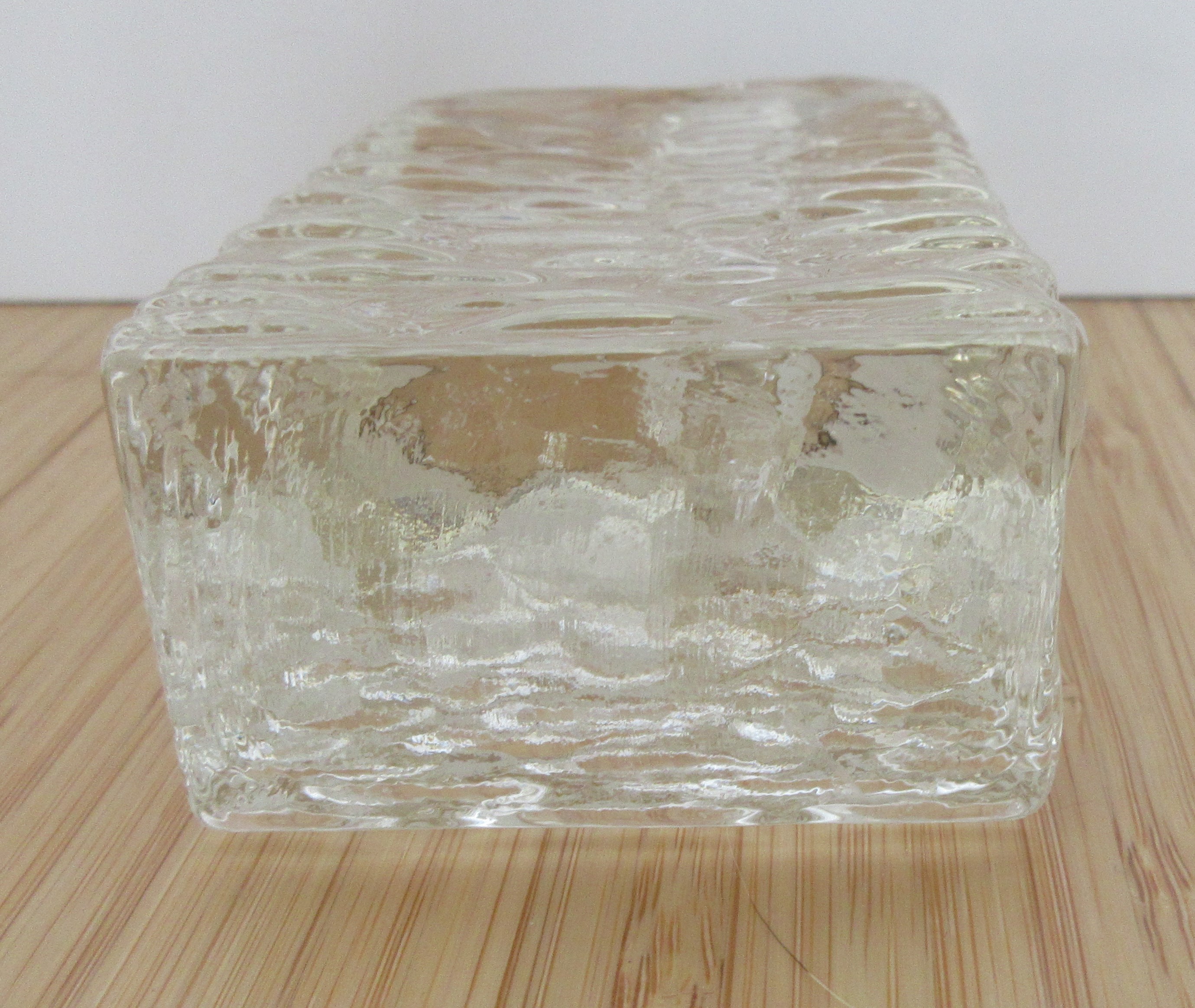 Ritzenhoff AG - Twee vintage blokglazen kandelaren kopen? Bied vanaf 10!