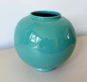Plateelbakkerij Zenith - Art deco platelen bolvaas model D59 verkocht voor € 32!